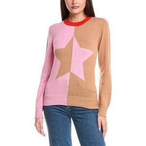 WISPR Split Star Cotton Silk Blend Sweater XS
